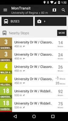 Regina Transit Bus - MonTrans… android App screenshot 2